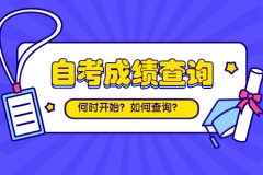 8月河南开封自考成绩查询时间及入口